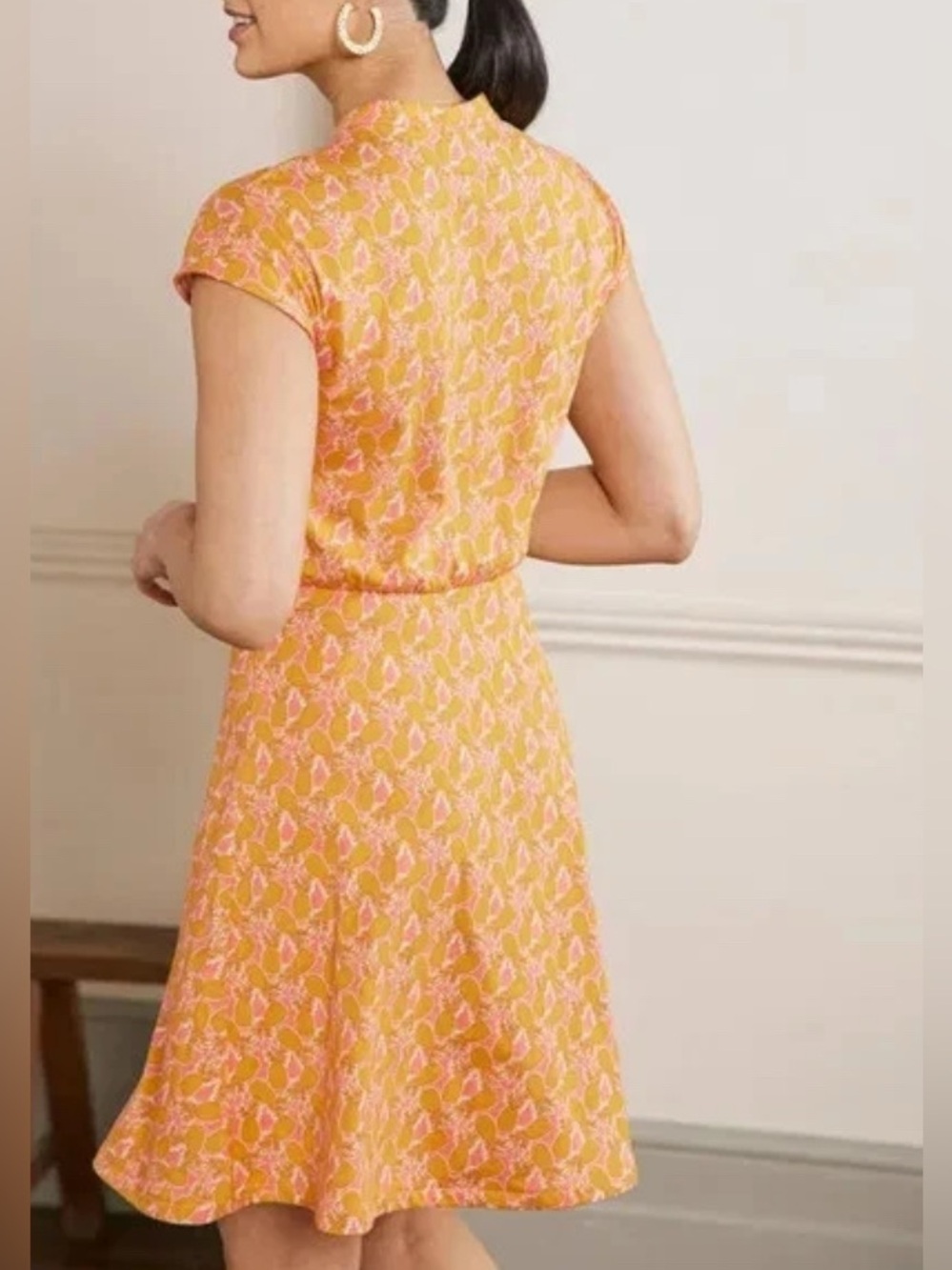 Boden pineapple cluster brioche dress 12P - Picture 7 of 7